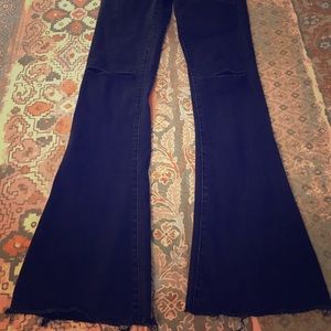 Hi-Rise Slim Flare Jeans